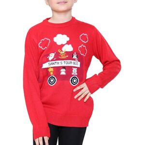 NOROZE Garçons Filles Unisexe Enfants Joyeux noël Renne Élan Père Noël Bus de tournée Écharpe de Silencieux Pom Ours Polaire Pulls de Noël Chandail Pull-Over (3-4 Ans, Autobus Rouge) - Publicité NOROZE Garçons Filles Unisexe Enfants Joyeux noël Renne Élan Père Noël Bus de tournée Écharpe de Silencieux Pom Ours Polaire Pulls de Noël Chandail Pull-Over (3-4 Ans, Autobus Rouge) - Publicité