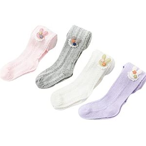 CFlong Collants Enfants Filles Coton Lot De 2/4, D'été Collants Pour Enfants Mesh Respirant Bébé Leggings Filles Avec Pieds Mignon Lapin, Convient Aux 1-7 Ans (4 Paires,S) - Publicité CFlong Collants Enfants Filles Coton Lot De 2/4, D'été Collants Pour Enfants Mesh Respirant Bébé Leggings Filles Avec Pieds Mignon Lapin, Convient Aux 1-7 Ans (4 Paires,S) - Publicité