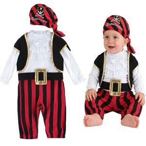 MOMBEBE COSLAND Baby Pirate Barboteuse Garçon Carnaval Outfit Vêtements Ensembles Blanc 3-6 Mois - Publicité MOMBEBE COSLAND Baby Pirate Barboteuse Garçon Carnaval Outfit Vêtements Ensembles Blanc 3-6 Mois - Publicité