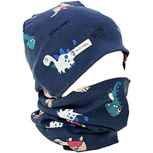Uniyoung Ensemble Bonnet et écharpe en Coton pour bébé garçon et Enfant Chaud Motif tête de Mort pour Printemps, Automne, Hiver, Dinosaures Bleu Marine, 6-24 Mois - Publicité Uniyoung Ensemble Bonnet et écharpe en Coton pour bébé garçon et Enfant Chaud Motif tête de Mort pour Printemps, Automne, Hiver, Dinosaures Bleu Marine, 6-24 Mois - Publicité