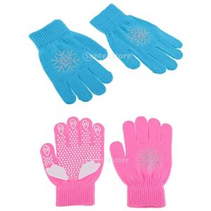 Unbekannt Lot de 2 paires de gants de patinage rembourrés thermiques pour enfants (5 à 16 ans) - Publicité Unbekannt Lot de 2 paires de gants de patinage rembourrés thermiques pour enfants (5 à 16 ans) - Publicité