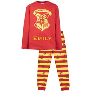 Harry Potter Pyjama Personnalisé pour Enfants – Ensemble à Manches Longues et Pantalon Long – 100% Coton – Produit Officiel avec Nom Personnalisé - Publicité Harry Potter Pyjama Personnalisé pour Enfants – Ensemble à Manches Longues et Pantalon Long – 100% Coton – Produit Officiel avec Nom Personnalisé - Publicité