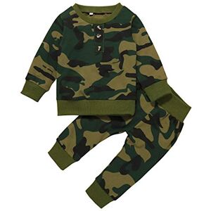 TOPJIAO Ensemble Tenues pour bébé Camouflage bébé Hauts d'hiver + Pantalons vêtements garçons Filles garçons Tenues et Ensemble Costume Garçons Moyen Age - Publicité