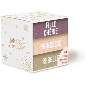STC Coffret trio chaussettes paillettes fille cherie - Publicité STC Coffret trio chaussettes paillettes fille cherie - Publicité