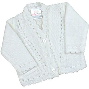 BabyPrem Prématuré Bébé Cardigan Gilet Manteau Tricoté Vêtements 44-50cm Blanc - Publicité BabyPrem Prématuré Bébé Cardigan Gilet Manteau Tricoté Vêtements 44-50cm Blanc - Publicité