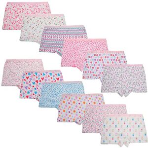 Yintry Enfant Doux Culotte Confortable sous-vêtements Petites Filles Coton Culotte De Boyshort (Paquet de 12) (4-6 Ans, Multi-1) - Publicité Yintry Enfant Doux Culotte Confortable sous-vêtements Petites Filles Coton Culotte De Boyshort (Paquet de 12) (4-6 Ans, Multi-1) - Publicité