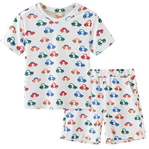Morbuy Enfants Ensembles de Pyjama, Garçons Fille Vêtement de Nuit d'été Col Rond Imprimé Dessins Animés Doux Coton Homewear Haut Manches Courtes et Shorts (Voiture Couleur,110cm) - Publicité Morbuy Enfants Ensembles de Pyjama, Garçons Fille Vêtement de Nuit d'été Col Rond Imprimé Dessins Animés Doux Coton Homewear Haut Manches Courtes et Shorts (Voiture Couleur,110cm) - Publicité