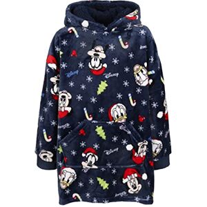 sarcia.eu Mickey Mouse Disney bleu marine, sweat/peignoir/couverture enfant avec capuche, Noël 122-140 cm - Publicité sarcia.eu Mickey Mouse Disney bleu marine, sweat/peignoir/couverture enfant avec capuche, Noël 122-140 cm - Publicité