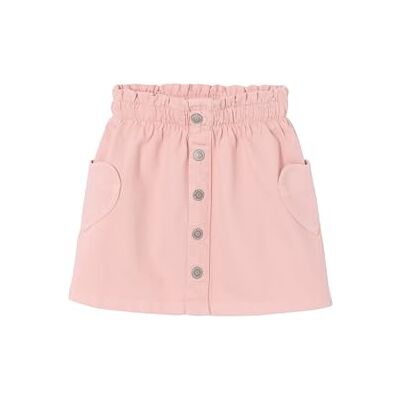 VERTBAUDET Jupe Fille Poches Coeurs Rose 10A - Publicité VERTBAUDET Jupe Fille Poches Coeurs Rose 10A - Publicité