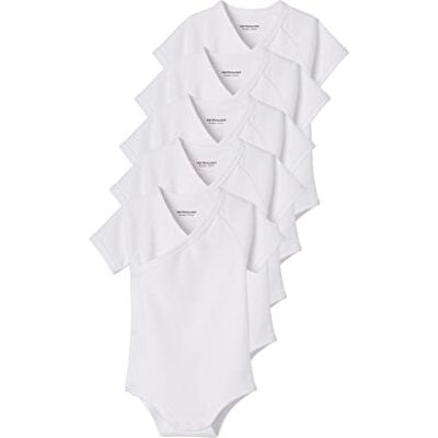 VERTBAUDET Lot de 5 Bodies Manches Courtes Bébé lot ivoire NAISSANCE(50CM) - Publicité VERTBAUDET Lot de 5 Bodies Manches Courtes Bébé lot ivoire NAISSANCE(50CM) - Publicité