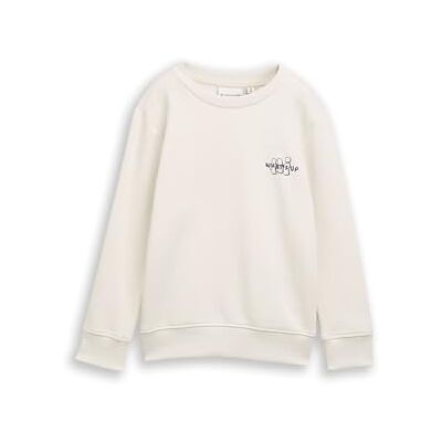 TOM TAILOR Sweat-Shirt pour Enfant garçon, 32257 Greyish White, 104 - Publicité TOM TAILOR Sweat-Shirt pour Enfant garçon, 32257 Greyish White, 104 - Publicité