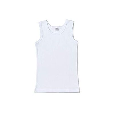 Ellepi Lot de 3 débardeurs pour enfant en coton chaud avec épaules larges, pour garçon 2 3 4 5 6 8 10 12 14 ans Blanc - Publicité Ellepi Lot de 3 débardeurs pour enfant en coton chaud avec épaules larges, pour garçon 2 3 4 5 6 8 10 12 14 ans Blanc - Publicité