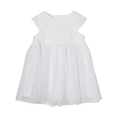 VERTBAUDET Robe de cérémonie bébé avec Tulle Blanc 3M(60CM) - Publicité VERTBAUDET Robe de cérémonie bébé avec Tulle Blanc 3M(60CM) - Publicité