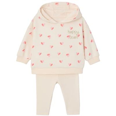 VERTBAUDET Ensemble Sweat Capuche Legging écru 6M(67CM) - Publicité VERTBAUDET Ensemble Sweat Capuche Legging écru 6M(67CM) - Publicité