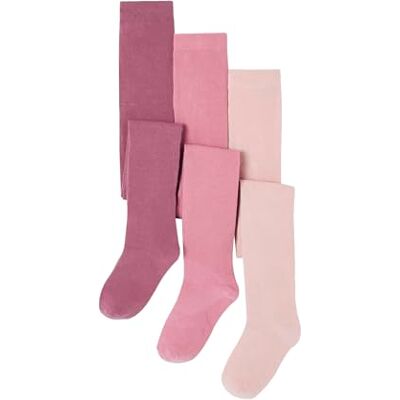 VERTBAUDET Lot de 3 Paires de Collants Fille Maille Jersey - Publicité VERTBAUDET Lot de 3 Paires de Collants Fille Maille Jersey - Publicité