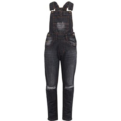 A2Z 4 Kids Salopette En Jean Filles Jeans Déchirés Au Genou Girls Dungaree D79 Black._ 5-6 - Publicité A2Z 4 Kids Salopette En Jean Filles Jeans Déchirés Au Genou Girls Dungaree D79 Black._ 5-6 - Publicité