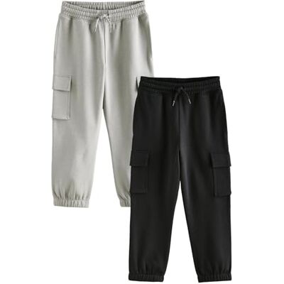 Next - Cargo Joggers - 3-16 ans - 2 Pack - Joggers - Publicité Next - Cargo Joggers - 3-16 ans - 2 Pack - Joggers - Publicité