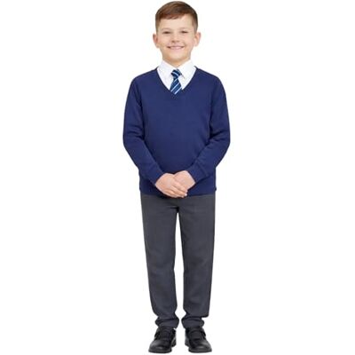 A2Z 4 Kids Filles Garçons Scouts École Uniforme Col V Pull Manches Longues Rentrée École Cardigan Sweat-Shirt Âge 3-14 Ans - Publicité A2Z 4 Kids Filles Garçons Scouts École Uniforme Col V Pull Manches Longues Rentrée École Cardigan Sweat-Shirt Âge 3-14 Ans - Publicité