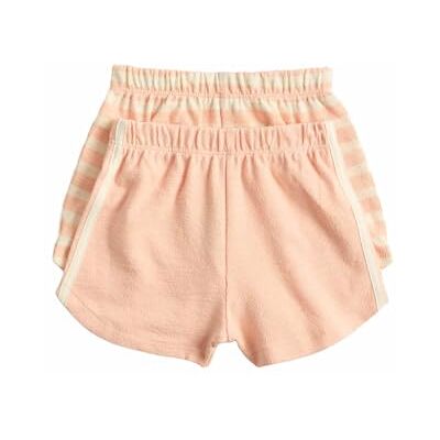 Marks & Spencer Lot de 2 Shorts Pur Coton à Rayure latérale (Jusqu’au 5 Ans) 9-12 Mois - Publicité Marks & Spencer Lot de 2 Shorts Pur Coton à Rayure latérale (Jusqu’au 5 Ans) 9-12 Mois - Publicité