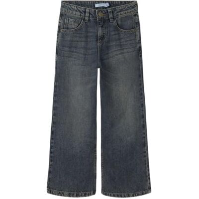 Name IT Nkfrose Wide Jeans pour Fille 5529-Be Noos, Vintage Dark Blue Denim, 146 - Publicité Name IT Nkfrose Wide Jeans pour Fille 5529-Be Noos, Vintage Dark Blue Denim, 146 - Publicité