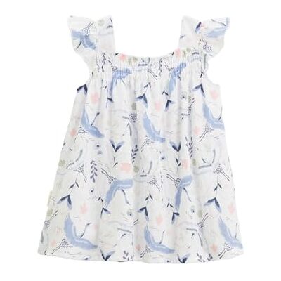 Petit Béguin Robe Enfant en Gaze de Coton Tiana - Publicité Petit Béguin Robe Enfant en Gaze de Coton Tiana - Publicité