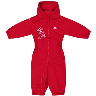 Trespass Dripdrop Mixte combinaison de ski à capuche poches extérieur rouge 12-18M - Publicité Trespass Dripdrop Mixte combinaison de ski à capuche poches extérieur rouge 12-18M - Publicité