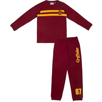 Harry Potter Ensemble Pyjama pour Garçons et Filles, T-Shirt et Pantalon Long Gryffondor 2 Pièces, Cadeau Enfants et Adolescents, Taille 6 Ans - Publicité Harry Potter Ensemble Pyjama pour Garçons et Filles, T-Shirt et Pantalon Long Gryffondor 2 Pièces, Cadeau Enfants et Adolescents, Taille 6 Ans - Publicité