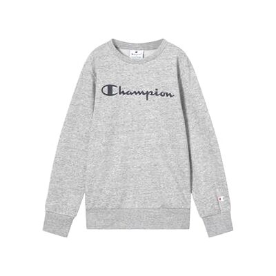 Champion Script Shop Sweat-Shirt à col Rond pour garçon - Publicité Champion Script Shop Sweat-Shirt à col Rond pour garçon - Publicité