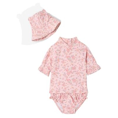VERTBAUDET Maillot Bain Anti UV 3 Pièces Bébé Fille Zippé - Publicité VERTBAUDET Maillot Bain Anti UV 3 Pièces Bébé Fille Zippé - Publicité