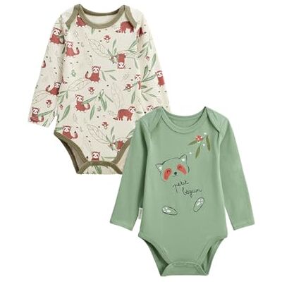 Petit Béguin Lot de 2 Bodies bébé Manches Longues Gustin - Publicité Petit Béguin Lot de 2 Bodies bébé Manches Longues Gustin - Publicité