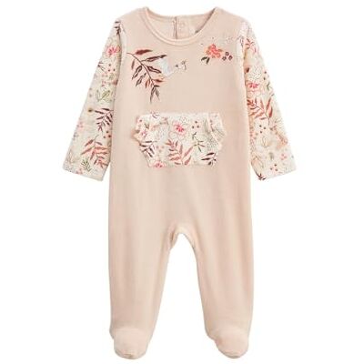 Petit Béguin Pyjama bébé en Velours Manouk - Publicité Petit Béguin Pyjama bébé en Velours Manouk - Publicité