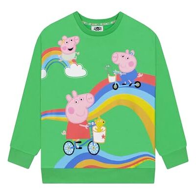 Peppa Pig Pull Garçon, Sweatshirt Enfant George Pig, Vêtements Garçon Peppa, George Et Evie, Vert 4-5 Ans - Publicité Peppa Pig Pull Garçon, Sweatshirt Enfant George Pig, Vêtements Garçon Peppa, George Et Evie, Vert 4-5 Ans - Publicité