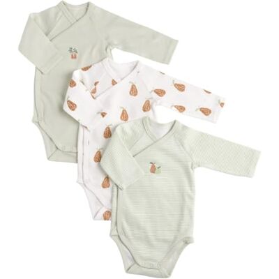 Sauthon Bodies bébé manches longues en coton lot de 3 - Publicité Sauthon Bodies bébé manches longues en coton lot de 3 - Publicité