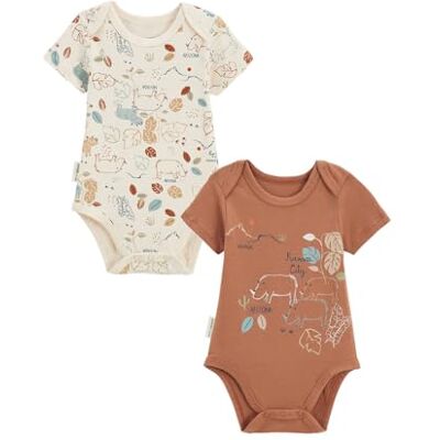 Petit Béguin Lot de 2 Bodies bébé Manches Courtes Kansas City - Publicité Petit Béguin Lot de 2 Bodies bébé Manches Courtes Kansas City - Publicité