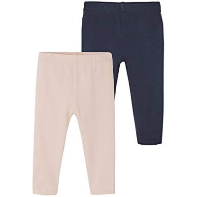 VERTBAUDET Lot de 2 Leggings Longs bébé Fille lot Marine grisé 9M(71CM) - Publicité VERTBAUDET Lot de 2 Leggings Longs bébé Fille lot Marine grisé 9M(71CM) - Publicité