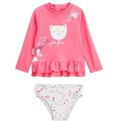 Petit Béguin Maillot de Bain bébé 2 pièces t-Shirt de Protection UV & Culotte Ciao Milano - Publicité Petit Béguin Maillot de Bain bébé 2 pièces t-Shirt de Protection UV & Culotte Ciao Milano - Publicité