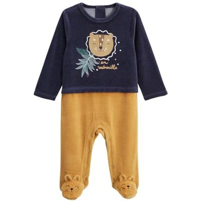 Petit Béguin Pyjama bébé en Velours Charly - Publicité Petit Béguin Pyjama bébé en Velours Charly - Publicité