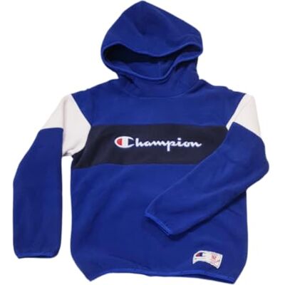 Champion Legacy Retro Sport B () Sweat à capuche en polaire filament (240gr), Bleu profond/Marine (BAI/NNY/WHT), 7-8 ans (S) Garçons FW24 - Publicité Champion Legacy Retro Sport B () Sweat à capuche en polaire filament (240gr), Bleu profond/Marine (BAI/NNY/WHT), 7-8 ans (S) Garçons FW24 - Publicité