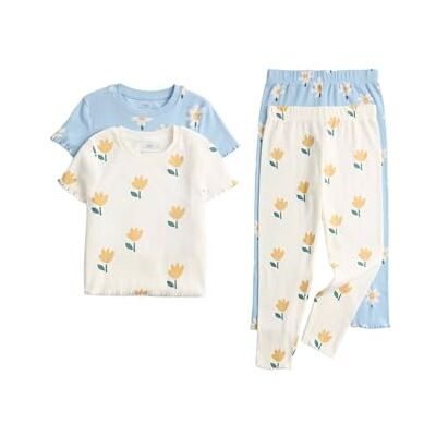 Marks & Spencer Lot de 2 Ensembles Pyjamas en Coton à Motif Fleuri (du 1 au 8 Ans) Mélange De Bleu 18-24 Mois - Publicité Marks & Spencer Lot de 2 Ensembles Pyjamas en Coton à Motif Fleuri (du 1 au 8 Ans) Mélange De Bleu 18-24 Mois - Publicité