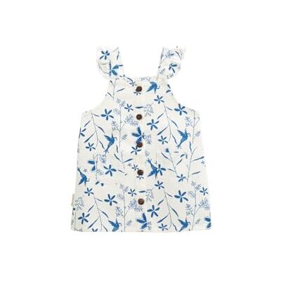 Petit Béguin Robe bébé en Jean écrue Océan d'amour - Publicité Petit Béguin Robe bébé en Jean écrue Océan d'amour - Publicité