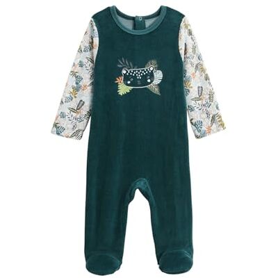 Petit Béguin Pyjama bébé en Velours Canopée - Publicité Petit Béguin Pyjama bébé en Velours Canopée - Publicité