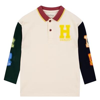 Harry Potter T-Shirt Enfant, Polo Garçon Hogwarts, Tee Shirt Enfant Garcon Manches Longues, Beige Ans 9-10 - Publicité Harry Potter T-Shirt Enfant, Polo Garçon Hogwarts, Tee Shirt Enfant Garcon Manches Longues, Beige Ans 9-10 - Publicité