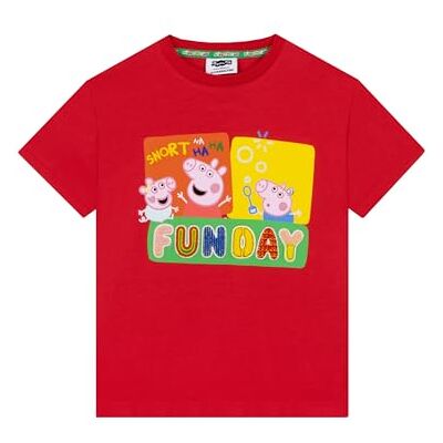 Peppa Pig T-Shirt Garçon, Vêtements Garçon George Pig, Hauts D’été Peppa George Et Evie, T-Shirts pour Enfant - Publicité Peppa Pig T-Shirt Garçon, Vêtements Garçon George Pig, Hauts D’été Peppa George Et Evie, T-Shirts pour Enfant - Publicité