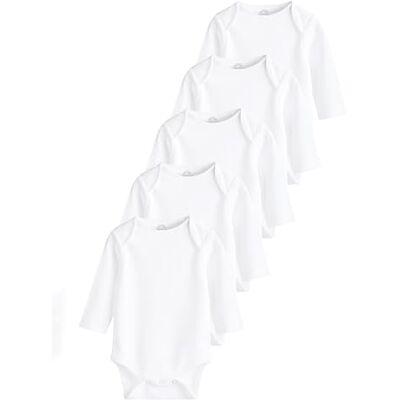 Next - Body bébé - 100% coton - 5-pack - 10-18 mois - bodysuit - Publicité Next - Body bébé - 100% coton - 5-pack - 10-18 mois - bodysuit - Publicité