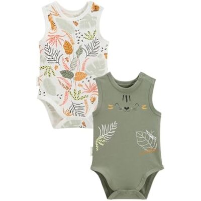 Petit Béguin Lot de 2 Bodies bébé sans Manches Dumbea - Publicité Petit Béguin Lot de 2 Bodies bébé sans Manches Dumbea - Publicité