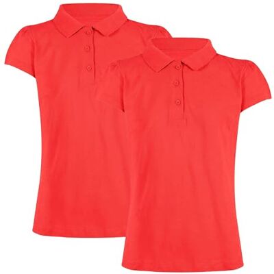 A2Z 4 Kids Filles Uni Polo Chemises Été Débardeur Haut Et T-Shirts Nouveau Girls Polo Shirt Red 2 Pack 9-10 - Publicité A2Z 4 Kids Filles Uni Polo Chemises Été Débardeur Haut Et T-Shirts Nouveau Girls Polo Shirt Red 2 Pack 9-10 - Publicité
