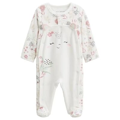Petit Béguin Pyjama bébé en velours ouverture pont Mya - Publicité Petit Béguin Pyjama bébé en velours ouverture pont Mya - Publicité