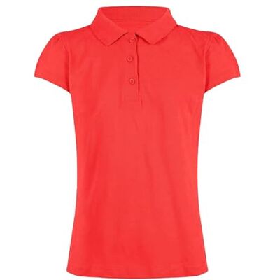 A2Z 4 Kids Filles Uni Polo Chemises Été Débardeur Haut Et T-Shirts Nouveau Girls Polo Shirt Red 11-12 - Publicité A2Z 4 Kids Filles Uni Polo Chemises Été Débardeur Haut Et T-Shirts Nouveau Girls Polo Shirt Red 11-12 - Publicité