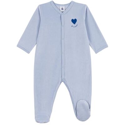 Petit Bateau Pyjama Bébé en Velours Uni avec Motif Placé Apparel Mixte Bébé (Lot de 1) - Publicité Petit Bateau Pyjama Bébé en Velours Uni avec Motif Placé Apparel Mixte Bébé (Lot de 1) - Publicité