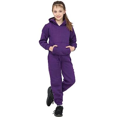 A2Z 4 Kids A2Z 4 Enfants Filles Garçons Unisexe Uni Survêtement À capuche Sweat Sweat T.S Plain 105 Purple 13 - Publicité A2Z 4 Kids A2Z 4 Enfants Filles Garçons Unisexe Uni Survêtement À capuche Sweat Sweat T.S Plain 105 Purple 13 - Publicité